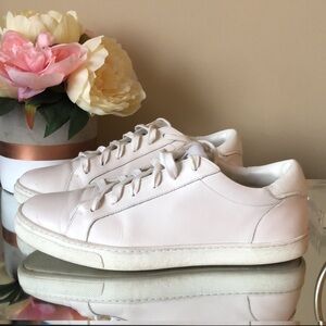 COACH White Leather TRAINERS Sneakers